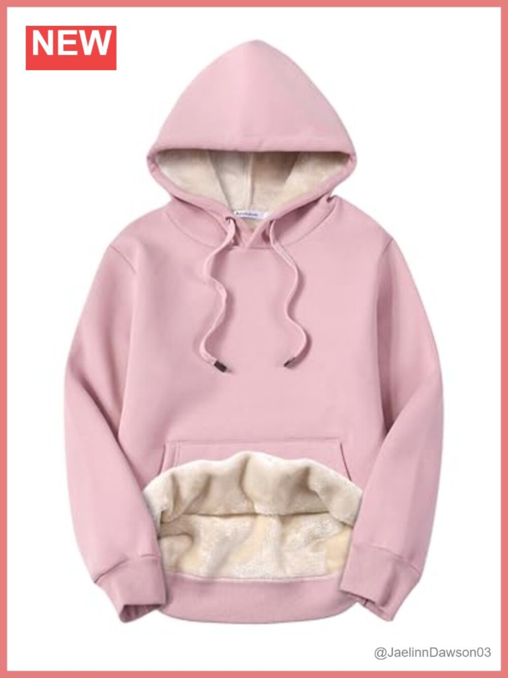 Yeokou Women's Sherpa Fleece Hoodie Pullover Warm Heavyweight Sweatshirt
